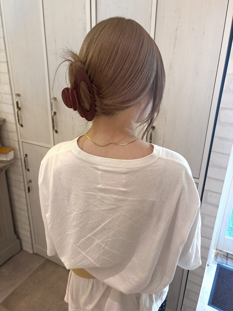 ダブルカラーミルクティーベージュ