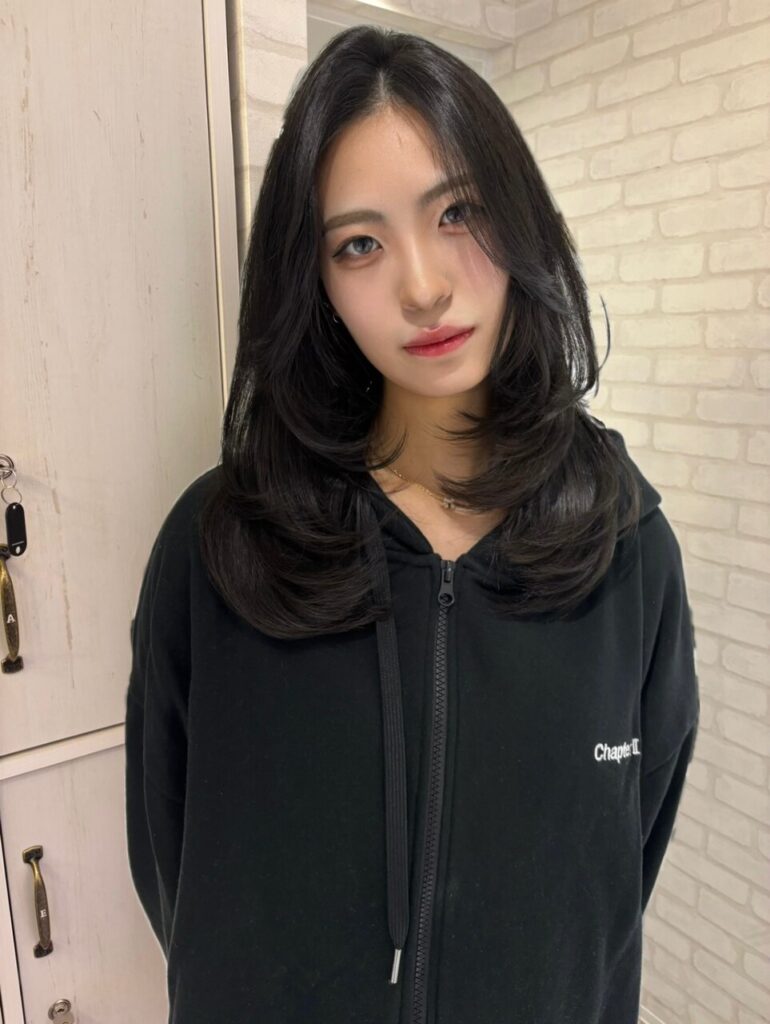 トレンドのレイヤーカット